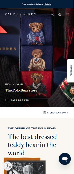 Ralph Lauren Polo Bear store experience